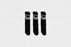 Nike Sportswear Everyday Essential Crew Sock 3 Pairs (Black/White) New Arrivals