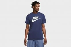 Nike Sportswear Icon Futura Tee (Navy/White) APPAREL