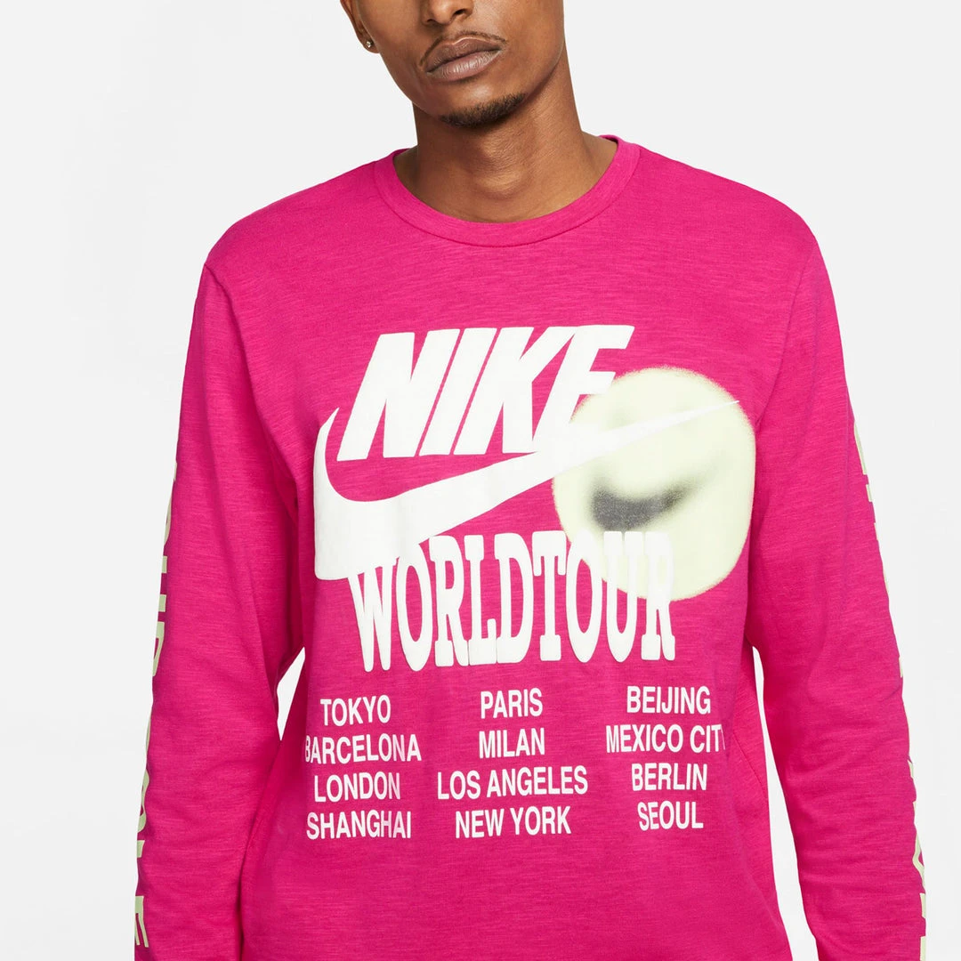 Nike Sportswear Long Sleeve Top (Fireberry) APPAREL 2 Nike Sportswear Long Sleeve Top (Fireberry) APPAREL