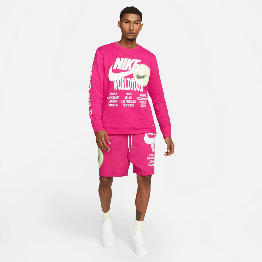 Nike Sportswear Long Sleeve Top (Fireberry) APPAREL 7 Nike Sportswear Long Sleeve Top (Fireberry) APPAREL