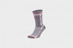 Nike Sportswear Multiplier Crew Socks Space Hippie (Grey/Bright Crimson)