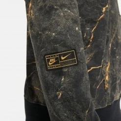 New Arrivals Nike Sportswear Pullover Hoodie (Black/Gold)