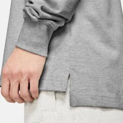 Nike Sportswear Rugby Polo (Grey Heather/White/White/Black)