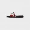 WMNS Nike Victori One Slide Print (White/Black-Siren Red) New Arrivals