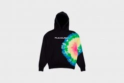Pleasures - Eclipse Embroidered Hoody (Black) APPAREL