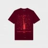 New Arrivals Pleasures - Saxophone T-Shirt (Burgundy)