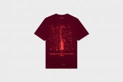 New Arrivals Pleasures - Saxophone T-Shirt (Burgundy)