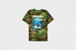 New Arrivals Pleasures Atliens T-Shirt (Camo)
