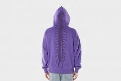 New Arrivals Pleasures Crawler Hoodie (Purple)