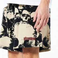 Pleasures Despair Cotton Shorts (Black) New Arrivals