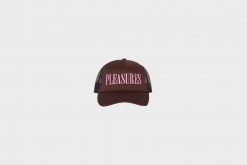 New Arrivals Pleasures Lithium Trucker Cap (Brown)