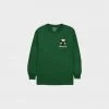 New Arrivals Pleasures Spin Long Sleeve T-Shirt (Green)