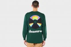 New Arrivals Pleasures Spin Long Sleeve T-Shirt (Green)