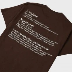 New Arrivals Pleasures Vocabulary T-Shirt (Brown)