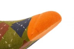 Arkansocks - Argyle State Of Mind (Deep Mandarin/Olive) ACCESSORIES