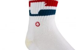 ACCESSORIES Arkansocks - Tailgater Mid (White/Navy-Red)