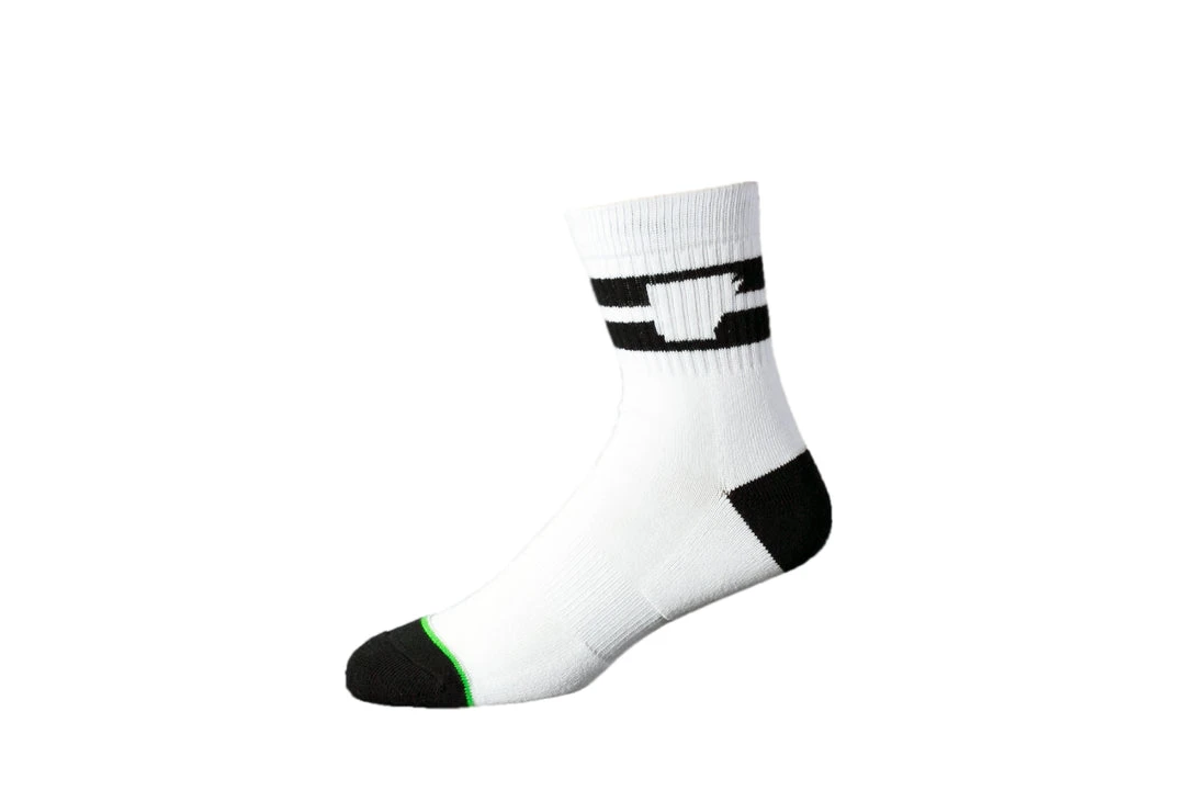 Arkansocks - Tailgater Mid (White/Black) 1 Arkansocks - Tailgater Mid (White/Black)