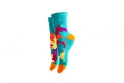 ACCESSORIES Arkansocks - Outbloom Mid (Rio Teal/Citrus-Violet)