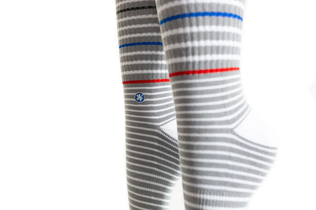 Arkansocks - The Phillip (Grey/Red-Blue/White) 3 Arkansocks - The Phillip (Grey/Red-Blue/White)