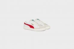 New Arrivals Puma Basket VTG (Puma White-High Risk Red)