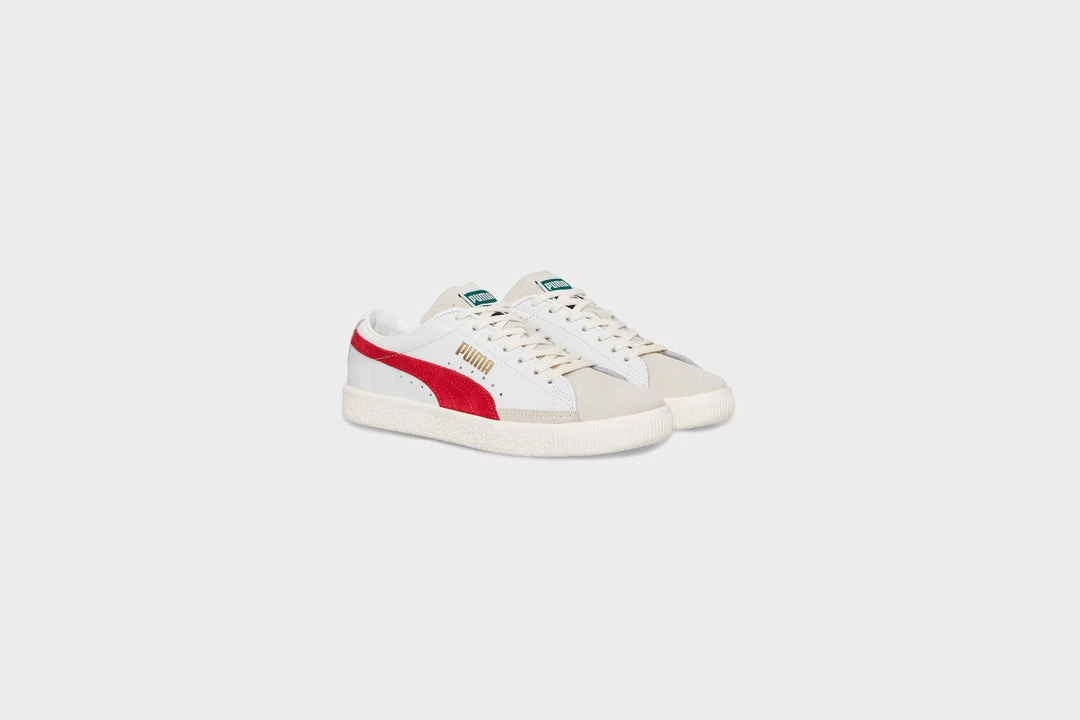 New Arrivals Puma Basket VTG (Puma White-High Risk Red) 2 New Arrivals Puma Basket VTG (Puma White-High Risk Red)