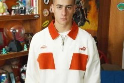 Puma X Butter Goods 1/4 Zip Pullover (Whisper White) New Arrivals