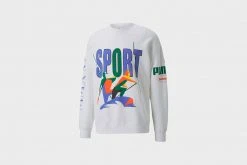 Puma X Butter Goods Crew (Puma White) New Arrivals