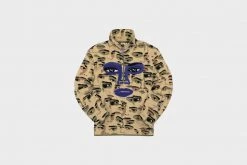 Puma X Kidsuper Studios AOP Fleece HZ Top (Beige/Khaki)