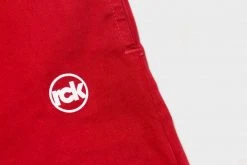 Rock City Kicks APPAREL RCK X Standard Issue Pigment Slacker Shorts (Red)