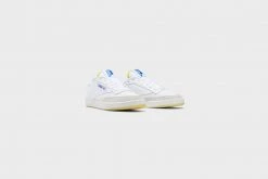 Reebok Club C 85 Prince (White/Stinger Yellow/Bright Cobalt)