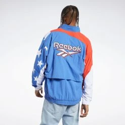APPAREL Reebok USA Track Top (White/Blue/Red)
