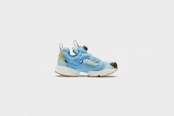 Reebok X Adidas Instapump Fury Boost (Dandy Blue/Sky Blue/Yellow Sensation)