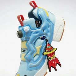 Reebok X Adidas Instapump Fury Boost (Dandy Blue/Sky Blue/Yellow Sensation)