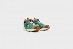 Reebok X Adidas Instapump Fury Boost (Green/Stone Grey/Burgundy) SNEAKERS