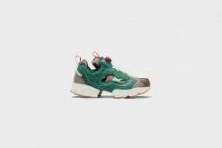 Reebok X Adidas Instapump Fury Boost (Green/Stone Grey/Burgundy) SNEAKERS