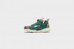 Reebok X Adidas Instapump Fury Boost (Green/Stone Grey/Burgundy) SNEAKERS