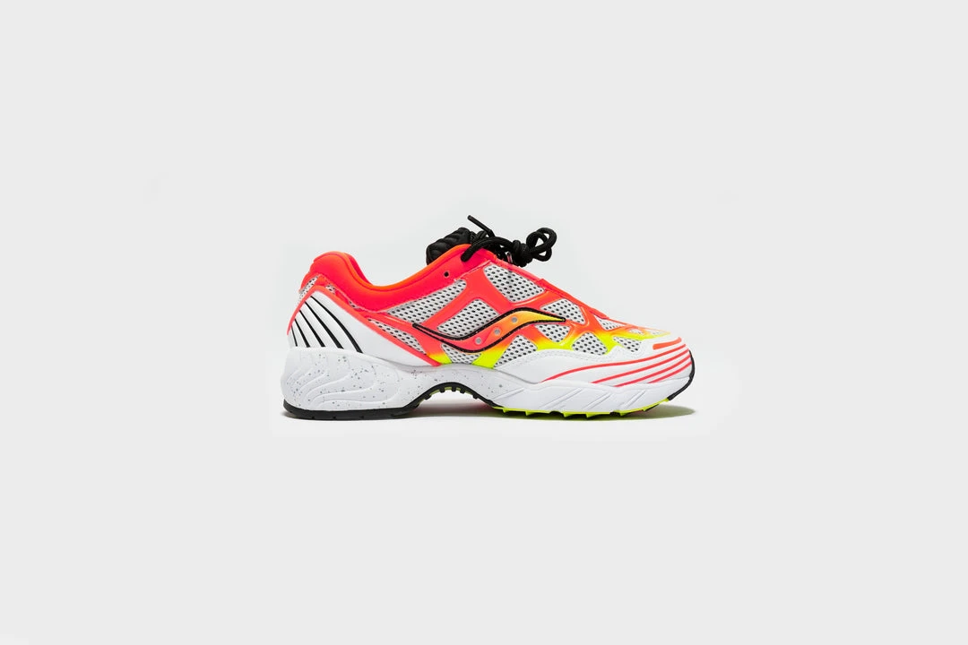 SNEAKERS Saucony Grid Web (Wht/Vizred/Citr) 3 SNEAKERS Saucony Grid Web (Wht/Vizred/Citr)
