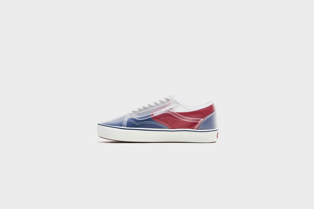 SNEAKERS Vans Comfycush Slip-Skool (Canvas-True Navy/Red) 2 SNEAKERS Vans Comfycush Slip-Skool (Canvas-True Navy/Red)