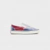 SNEAKERS Vans Comfycush Slip-Skool (Canvas-True Navy/Red)