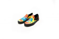 Vans Neon Camo Classic Slip-On (Multi Camo/Black) SNEAKERS