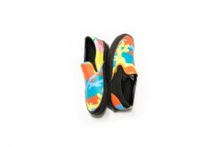 Vans Neon Camo Classic Slip-On (Multi Camo/Black) SNEAKERS