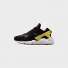 New Arrivals WMNS Nike Air Huarache (Black/Yellow Strike-White)