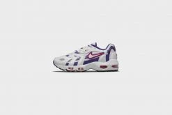 WMNS Nike Air Max 96 II (White/Comet Red-Grape Ice)