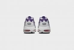 WMNS Nike Air Max 96 II (White/Comet Red-Grape Ice)
