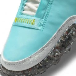 WMNS Nike Waffle Racer Crater (Bleached Aqua/Speed Yellow)