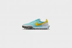 WMNS Nike Waffle Racer Crater (Bleached Aqua/Speed Yellow)
