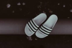 Adidas Adilette (White/Black/White) SNEAKERS
