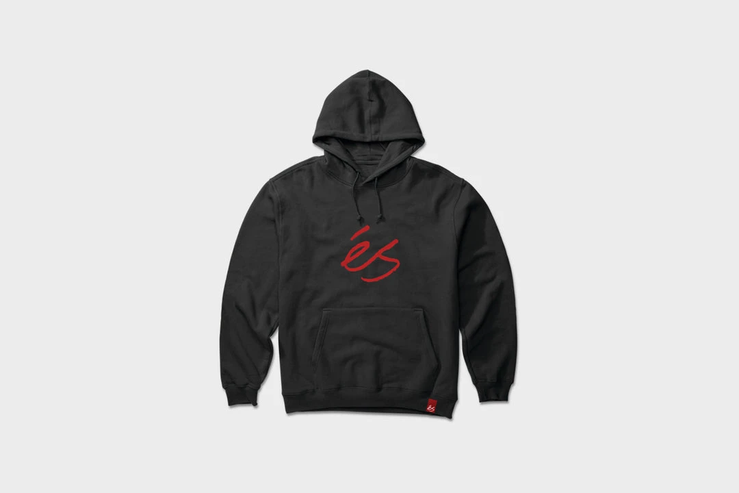 éS Script Hoodie (Black) APPAREL 1 éS Script Hoodie (Black) APPAREL