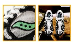 Size? X Saucony Grid Azura 2000 (Zebra) SNEAKERS