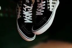 Vans Checkerboard Sk8-Hi Lite (Black/White) 14 Vans Checkerboard Sk8-Hi Lite (Black/White)